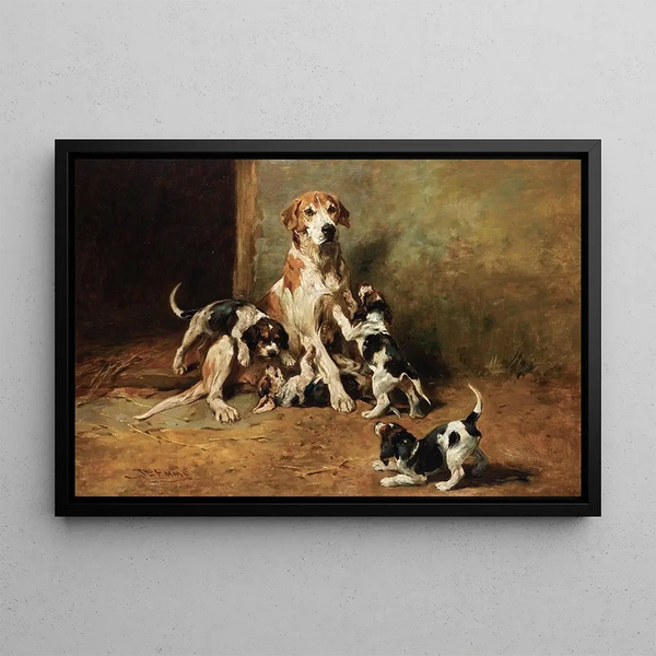 Giochi dei bambini - John Emms — quadro incorniciato alla parete