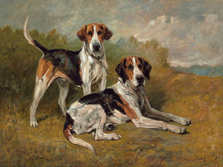 John Emms - Two Hounds Resting.webp