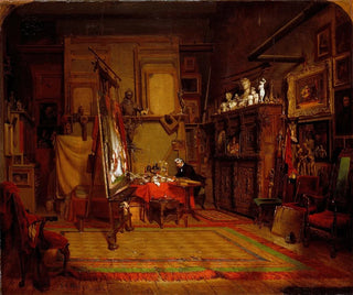 John Ferguson Weir - An Artists Studio.webp