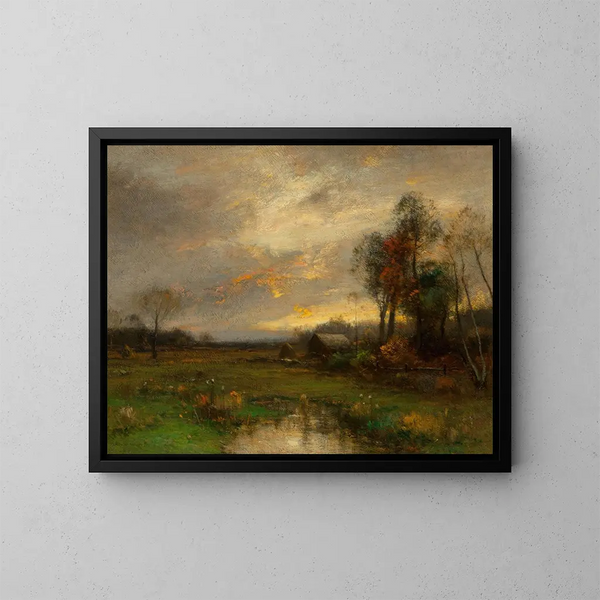 Tramonto calante - John Francis Murphy — quadro incorniciato alla parete