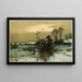 Paesaggio invernale - John Francis Murphy — quadro incorniciato alla parete
