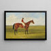 Mr S Wrathers Nutwith con J Marson vincitore del St Leger - John Frederick Herring l'Ancien — quadro incorniciato alla parete