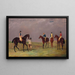 La Coupe de Doncaster del 1825 con la Lotteria di Mr Whittaker, il Longwaist di Mr Craven, il Cedric di Mr Lambton e il Figaro di Mr Farquaharson - John Frederick Herring l'Ancien — quadro incorniciato alla parete
