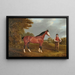 Il cavallo da corsa Whiteface con il groom J Gilham - John Frederick Herring l'Ancien — quadro incorniciato alla parete
