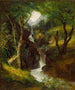 Cascata nella foresta - John Frederick Kensett — vista dell’opera