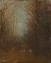 Interno della foresta con ruscello - John Frederick Kensett — vista dell’opera