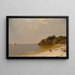 sulla costa - John Frederick Kensett — quadro incorniciato alla parete