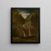 Rocky Pool Bash Bish Falls - John Frederick Kensett — quadro incorniciato alla parete