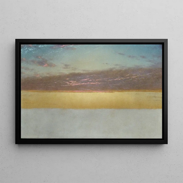 Cielo al tramonto - John Frederick Kensett — quadro incorniciato alla parete