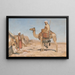 Un accampamento beduino o Beduini arabi - John Frederick Lewis — quadro incorniciato alla parete
