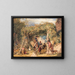Figures e animali in una vigna - John Frederick Lewis — quadro incorniciato alla parete