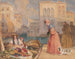 Venditori di frutta su un canale veneziano - John Frederick Lewis — vista dell’opera
