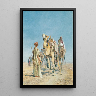 John Frederick Lewis - Halt In The Desert.webp