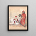 Iskander Bey e il suo servitore - John Frederick Lewis — quadro incorniciato alla parete