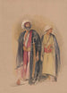 Cheikh Hussein de Gebel Tor e suo figlio - John Frederick Lewis — vista dell’opera