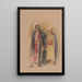 Cheikh Hussein de Gebel Tor e suo figlio - John Frederick Lewis — quadro incorniciato alla parete