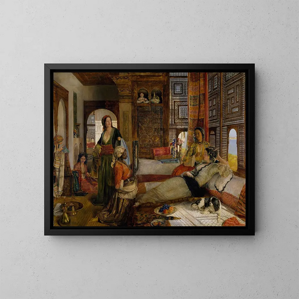 Le Harem - John Frederick Lewis — quadro incorniciato alla parete