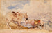 Due cavalli - John Frederick Lewis — vista dell’opera