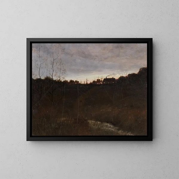 Notturno - John Frederick Peto — quadro incorniciato alla parete