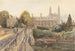 Clare College e ponte sul Cam con King's College sullo sfondo - John Fulleylove — vista dell’opera