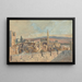 Vista della Vecchia Città di Gerusalemme - John Fullylove — quadro incorniciato alla parete