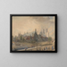 Vista di Westminster Hall e dell'abbazia dal ponte - John Gendall — quadro incorniciato alla parete