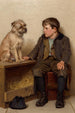 Une conversation - John George Brown — vista dell’opera