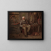 Costruttore di barche - John George Brown — quadro incorniciato alla parete