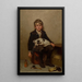 Le cireur de chaussures - John George Brown — quadro incorniciato alla parete