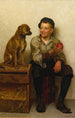 Taquiner le chiot - John George Brown — vista dell’opera
