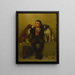 I rivali - John George Brown — quadro incorniciato alla parete
