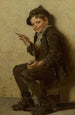 Le jeune artiste - John George Brown — vista dell’opera