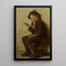 Le jeune artiste - John George Brown — quadro incorniciato alla parete
