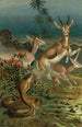 Cobra africain ou Haje et gazelles - John George Wood — vista dell’opera
