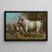 Bétail di Chillingham - John George Wood — quadro incorniciato alla parete