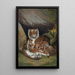 Tigre - John George Wood — quadro incorniciato alla parete
