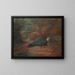 Un moho takahe Notornis mantelli - John Gerrard Keulemans — quadro incorniciato alla parete