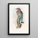 Rollier indiano - John Gould — quadro incorniciato alla parete