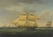 La Tamise enneigée en deux positions au large de Harwich - John Harwood — vista dell’opera