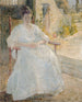 Figura nella donna dell'artista Sunlight - John Henry Twachtman — vista dell’opera