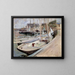 Bateaux da pesca a Gloucester - John Henry Twachtman — quadro incorniciato alla parete