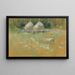 Meules di fieno ai margini del bosco - John Henry Twachtman — quadro incorniciato alla parete