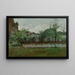 Paesaggio con cottage - John Henry Twachtman — quadro incorniciato alla parete