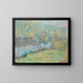 Mattino nebbioso - John Henry Twachtman — quadro incorniciato alla parete