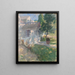 La mia casa - John Henry Twachtman — quadro incorniciato alla parete