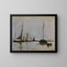 Port tranquillo nei Paesi Bassi - John Henry Twachtman — quadro incorniciato alla parete