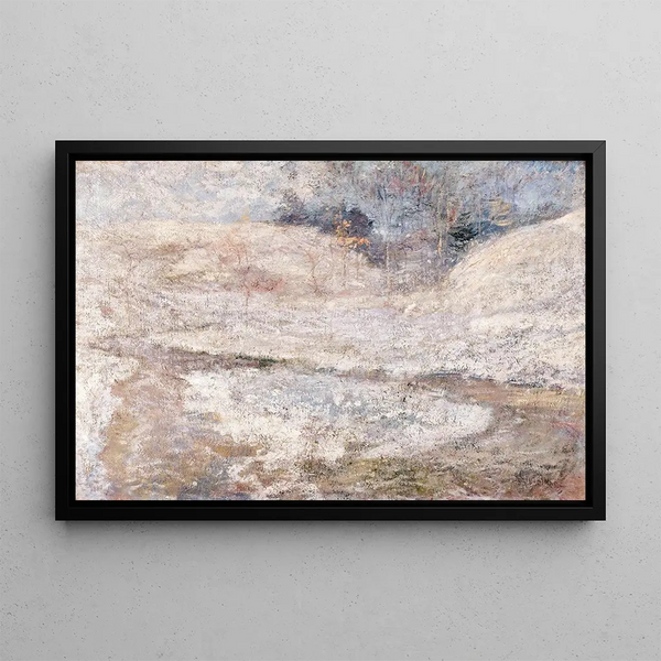 Le Ruisseau, Greenwich, Connecticut - John Henry Twachtman — quadro incorniciato alla parete