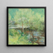 Le Pont blanc - John Henry Twachtman — quadro incorniciato alla parete