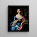 Ritratto di Elizabeth Chew Smith - John Hesselius — quadro incorniciato alla parete