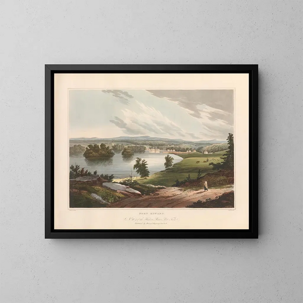 Fort Edward - John Hill — quadro incorniciato alla parete